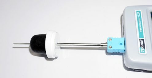 TruStream 7 with 9T307MTC04 Hypodermic Temperature Probed Used in TEGAM Datalogging Thermometers