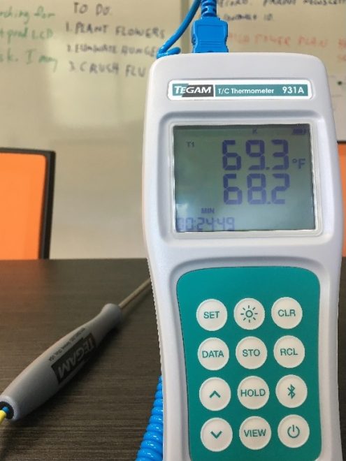 931A datalogging thermometer