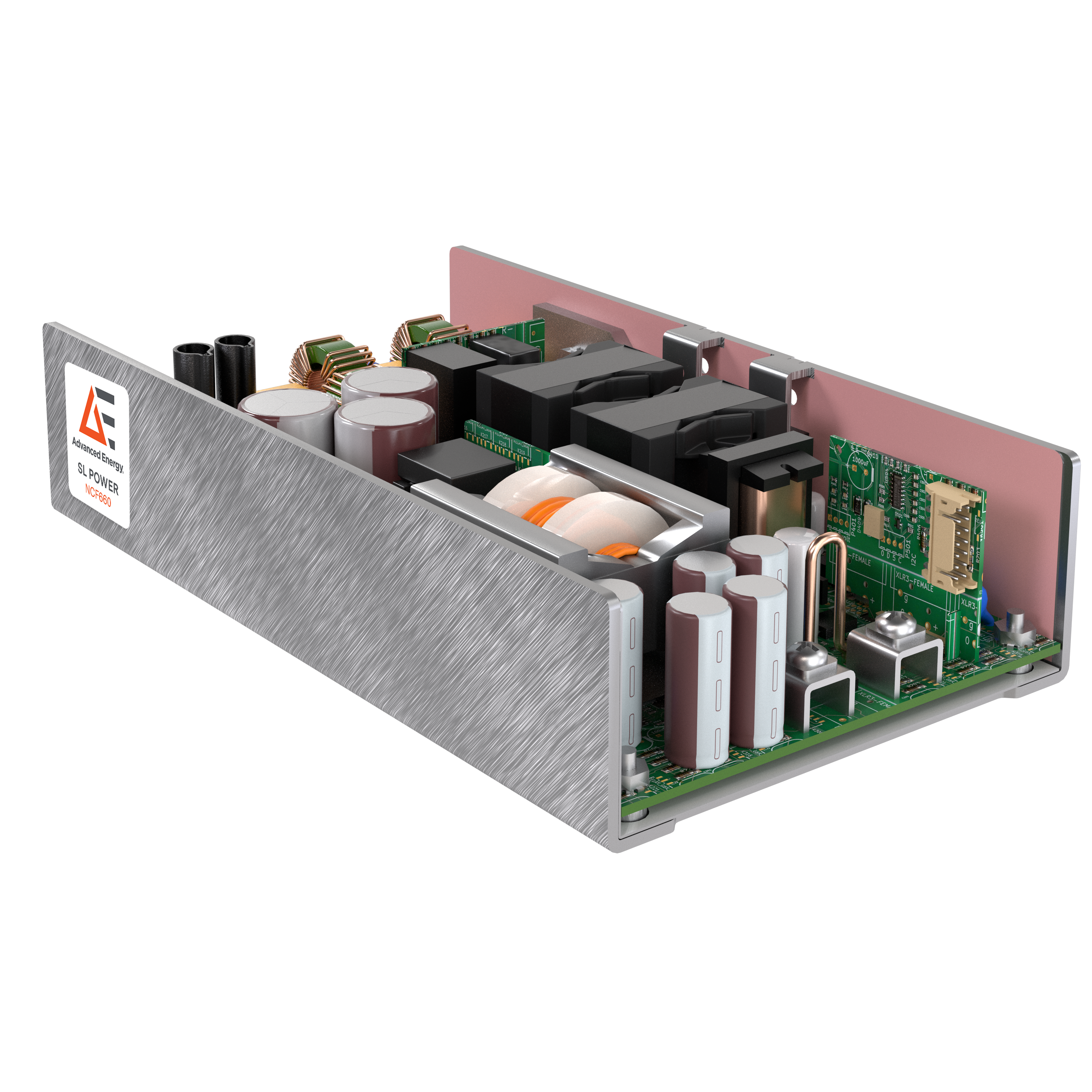 Figure 1: A view of the NCF660 series power supply.